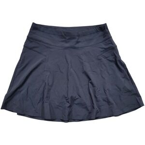 Athleta All Day Skort Womens 10 Black Activewear Skirt Performance Sporty 591445